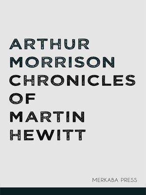cover image of Chronicles of Martin Hewitt